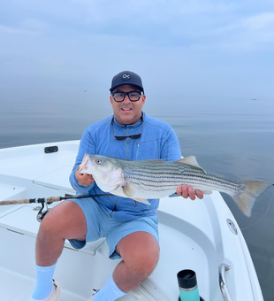 Striped Bass battles in Long Island Sound! 
